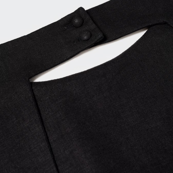 Mango linen dress with open back - Picture 5 of 7